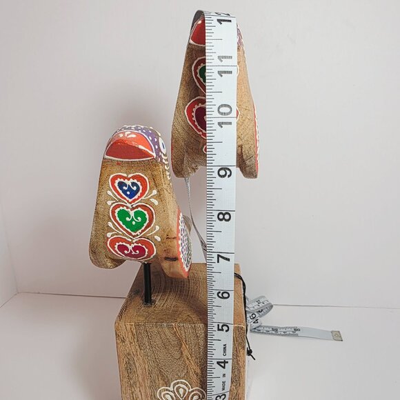 Handcrafted Wooden Bird Sculpture – Made in India - Picture 10 of 10